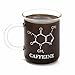 Thumbs Up UK Glass Chemistry Caffeine Mug, One Size (Pack of 1), Clear