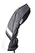 Majek Retro Golf Headcover Gray Black and White Vintage Leather Style 1 Driver Head Cover Fits 460cc Drivers