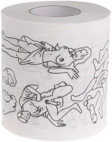 Beautyhua Funny Toilet Paper - Novelty Joke Fun Toilet Paper Sex for Party Game
