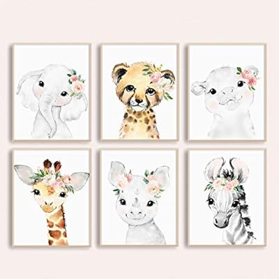baby girl wall prints