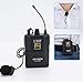 GEARDON UHF Lavalier Lapel Microphone, Wireless Headset Mic with Bodypack Transmitter and Mini Rechargeable Receiver for Teaching/Public Speaking/Church
