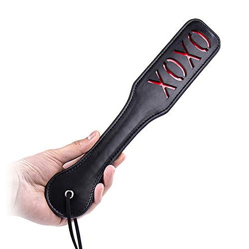 NewMaxer Faux Leather Spanking Paddle Whip Sex Toy Spanking Toys Slapper (XOXO) NewMaxer Faux Leather Spanking Paddle Whip Sex Toy Spanking Toys Slapper (XOXO)