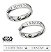 Star Wars I Love You, I Know Ring Special Edition Premium Gift Couple Han Leia