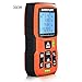 Lomvum Laser Distance Measure with Mute Function Large LCD Backlight Display Measure Distance,Area and Volume,Pythagorean Mode Battery Included