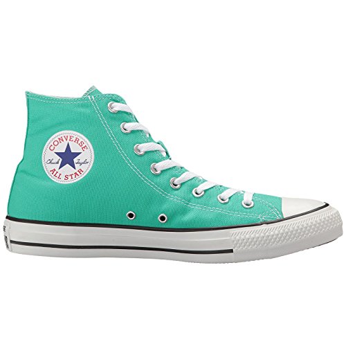 Converse Mens Unisex Chuck Taylor All Star Hi Top Fashion Sneaker Shoe, Menta, 4.5