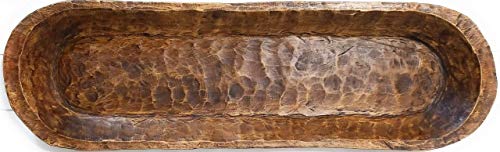 Extra Large Wood Dough Bowl- Extra Long Wood Decorative Bowl- The Big Bend
