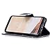 ISADENSER Compatible with Samsung Galaxy S8 Case Wallet Case with Card/Cash Slots [Kickstand Function] PU Leather Folio Flip Protective Case Cover Compatible with Samsung Galaxy S8 Ink Butterfly