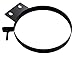 7" Stainless Steel Gloss Black Diesel Exhaust Stack Clamp