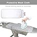 Extra-Wide Ironing Board Cover and Pad Replacement with Scorch and Stain Resistant Thick Padding and Elasticized Edge 18