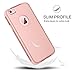 YINLAI iPhone 6 Case, iPhone 6S Case Shockproof 3 in 1 Hybrid Heavy Duty Hard PC Cover Soft Silicone Rubber Bumper Full Body Protective Phone Cases for Girls Women 4.7 inch iPhone 6/6S Rose Gold/Pink