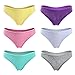 Closecret Women's Simple and Comfortable Panties Cotton G-Strings Thong (Multicolor, 6 (Waist:26.77 inch))