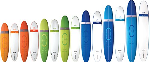 Surftech Learn2Surf Softop Surfboard | Super Durable Soft Surf Board | Includes Fins 7’6 8’0 8’4 9’0 10’0 11’0 12’0