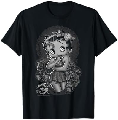 Amazon.com: Betty Boop Vintage Seated Cherries Logo T-Shirt