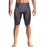 CtriLady Men's Neoprene Wetsuit Shorts Diving Suits Pants 2mm for Swimming Canoeing Surfing with Pocket