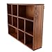 MagiDeal 10-Grid Wooden Wall Shelf Shadow Box Display Rack Shelf Storage Unit DIY