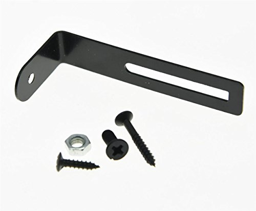 KAISH Black LP Pickguard Bracket Scratch Plate Bracket w/ Screws for Les Paul