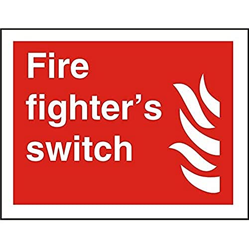 Seco Fire Fighter's Switch & Fire Sign, 200mm x 150mm - 1mm... en promo sur Amazon