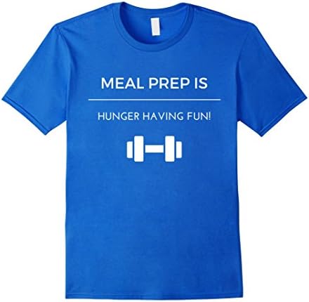 Men's Meal Prep Sunday Makes Gains T-shirt 2XL Royal Blue