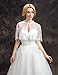 SHANGSHANGXI Bridal Lace Jacket Wedding Shawl Bolero Half Sleeves Cape Wrap