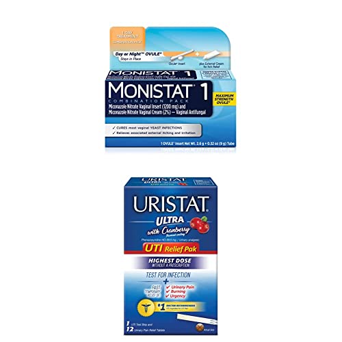 Monistat 1Day Yeast Infection Treatment, Prefilled with Uristat Ultra