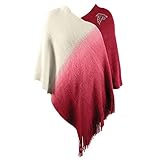 Littlearth NFL Washington Redskins Womens Nflnfl Dip Dye Poncho, Maroon, One Size Fits Most