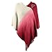 Littlearth NFL Washington Redskins Womens Nflnfl Dip Dye Poncho, Maroon, One Size Fits Most