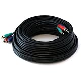 Cmple - Component Video Cable 3-RCA Gold HDTV RGB YPbPr -50 FT