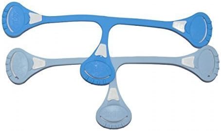 Snappi Cloth Diaper Fastener, Pastel Blue + Dark Blue, Size 1, 2 Pack Color: Pastel Blue + Dark Blue, Model: 12PB/DB