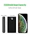 Power Bank X-DRAGON 25000mAh Portable Phone Charger Battery Pack Backup High Capacity External Battery with Dual Inputs & Outputs(USB C & Micro), LCD Digital Display for Smart Devices Android Phone