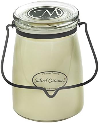 Salted Caramel 22 oz. Butter Jar Candle by Milkhouse Candle Creamery