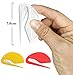 EVOLUT12 Pack Letter Openers，Plastic Envelope Slitter Set Razor Blade Paper Knife in Sharp-Assorted Colors