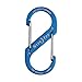 Nite Ize Size-3 S-Biner Dual Carabiner, Aluminum, Blue