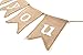 SL crafts Jute Hessian Burlap thank you Banner Wedding Bunting Photo Booth Props Garland Bridal Shower Wedding Decoration