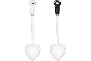Dog Cat Paw Spoons for Wet Food Pet Food Can Spoon Dog Cat Food Spoon Set Pet Feeding Spoon Cute Spoons for Dogs Cats Heart S