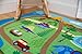 Wildkin Kids Educational Play Rug for Boys and Girls, Features Skid-Proof Backing and Serged Borders, Play Rugs Measures 80 x 39 Inches with Durable Nylon Material, Olive Kids (Dinosaur Land)