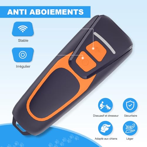 Honey Paws Powerful Ultrasonic Anti Barking Device - Ultrasonic Dog Deterrent - 15m Range - Ultrasonic Bark Device for Indoor and Outdoor Use
