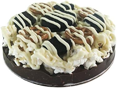 Sensational Sweets Gourmet Chocolate Mini Pizza Pies (Combo with Flowers)