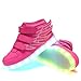 CIOR Kids Boy and Girl's 11 Color Wings Led Sneakers Light Up Flashing Shoes,102,06,35, 3 M US Little Kid, 02Pink