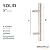 Solid Brushed Nickel T Bar Cabinet Pulls: Modern Euro Style Stainless Steel Finish Kitchen Cabinet Hardware/Dresser Drawer Handles
