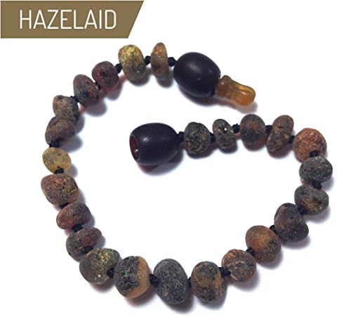 Hazelaid (TM) 5.5" Pop-Clasp Baltic Amber Asteroid Bracelet