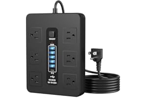 Desktop Power Strip 12 Port USB PD Multi Outlet for Work Office Desk