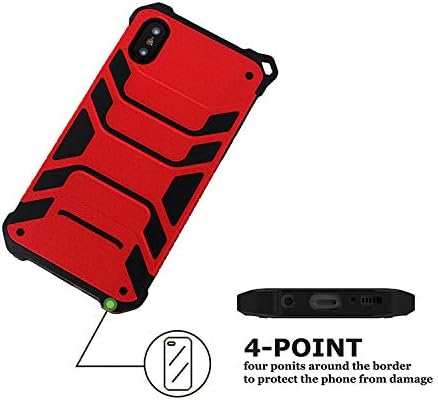 Armor Case Superheroes Spiderman Case Anime Design,Shockproof Drop Protection Waterproof Case Cover Apple iPhone X/XS / XS MAX/XR (Red, 5.8 inch X/XS)