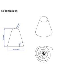 Antena inalámbrica de alta ganancia resistente al agua para exteriores con tornillo de montaje WiFi 2,4 GHz, antena de tamaño pequeño SMA 3.0 dBi