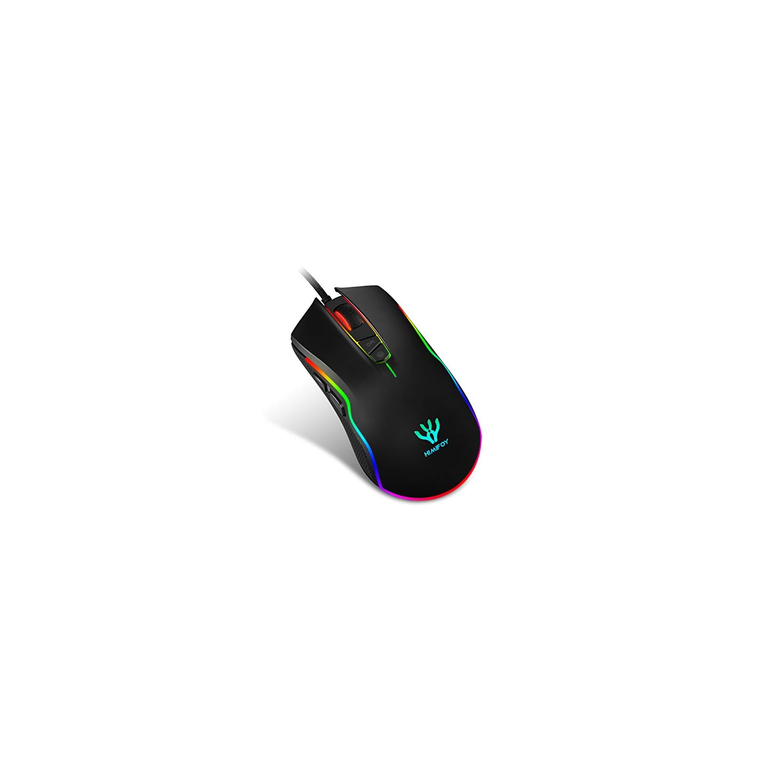 Wired Gaming Mouse 5000 DPI Programmable Mouse High Precision Optical