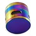 Chromium Crusher 1.6 Inch 4 Piece Tobacco Spice Herb Grinder - Pick Your Color... (Rainbow with Window)