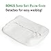 IndulgeMe Super Soft Non Slip Bath Pillow, Bonus Travel Case and Soft Removable Cover, Extra Large Suction Cups, Quick Drying Mesh