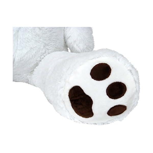 Wagner 9060 - Riesen XXL Teddybär 100 cm groß in Weiss - Plüschbär Kuschelbär Teddy weißer Bär – Bild 5