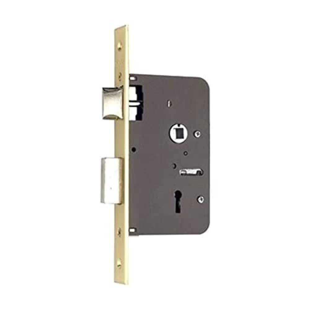 Yale 65270hl. Lock Galvanised Standard for Wood Doors 652, X = 70, and = 40, Brassed Steel