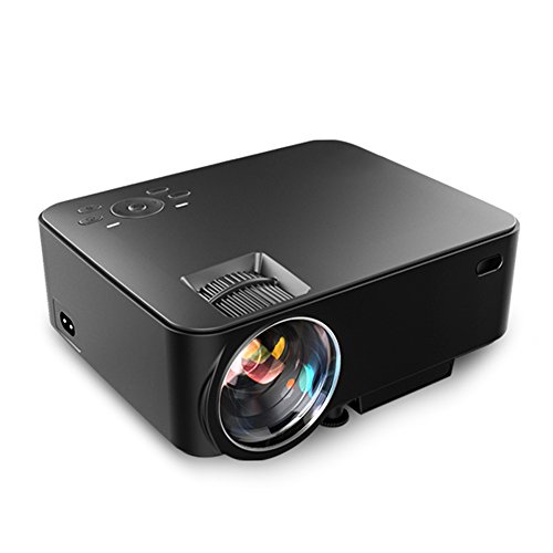 Aero Snail T30 1800 Lumens Mini Portable Video Projector(Warranty Included), Multimedia Home Theater, Support 1080P HDMI USB SD Card VGA AV for Blu-Ray DVD Player, PC, Laptop, XBOX PS3 PS4 HD Games
