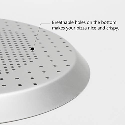Pizza Tray for Oven, Beasea 10 Inch Perforated Pizza Pan with Holes